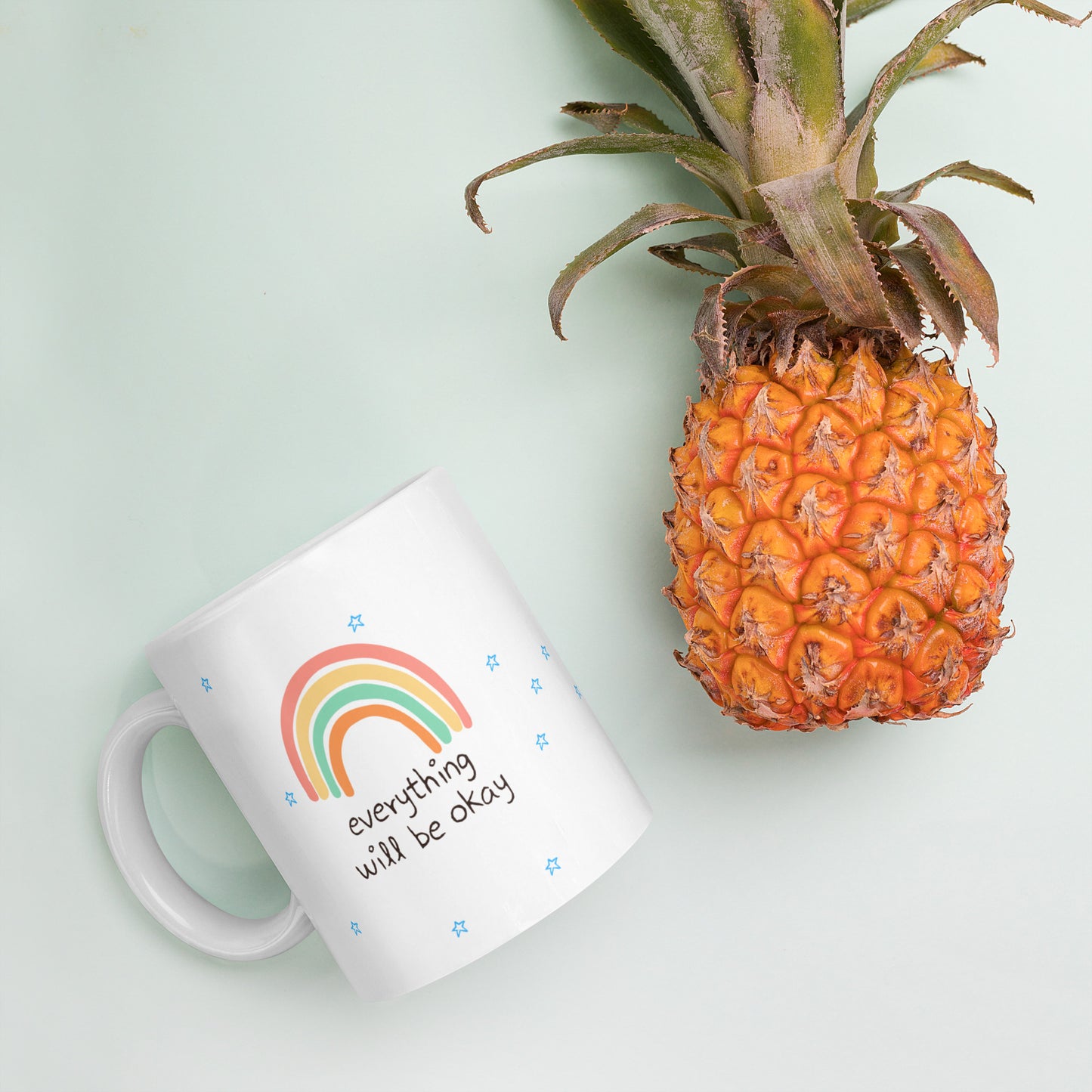 Everything will be Okay Mug with Learning Korean