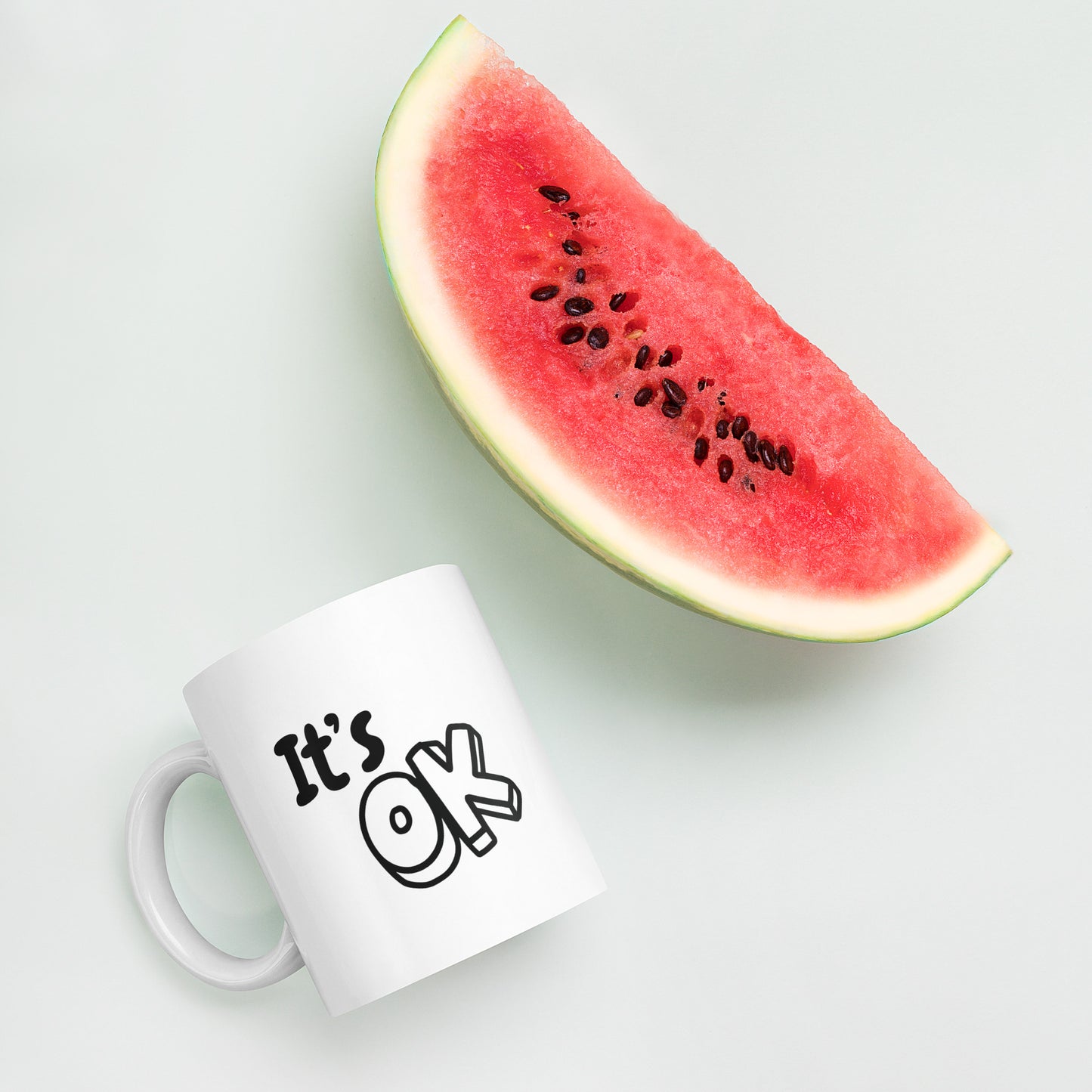 Gwenchana, It's OK Mug with Learning Korean :)
