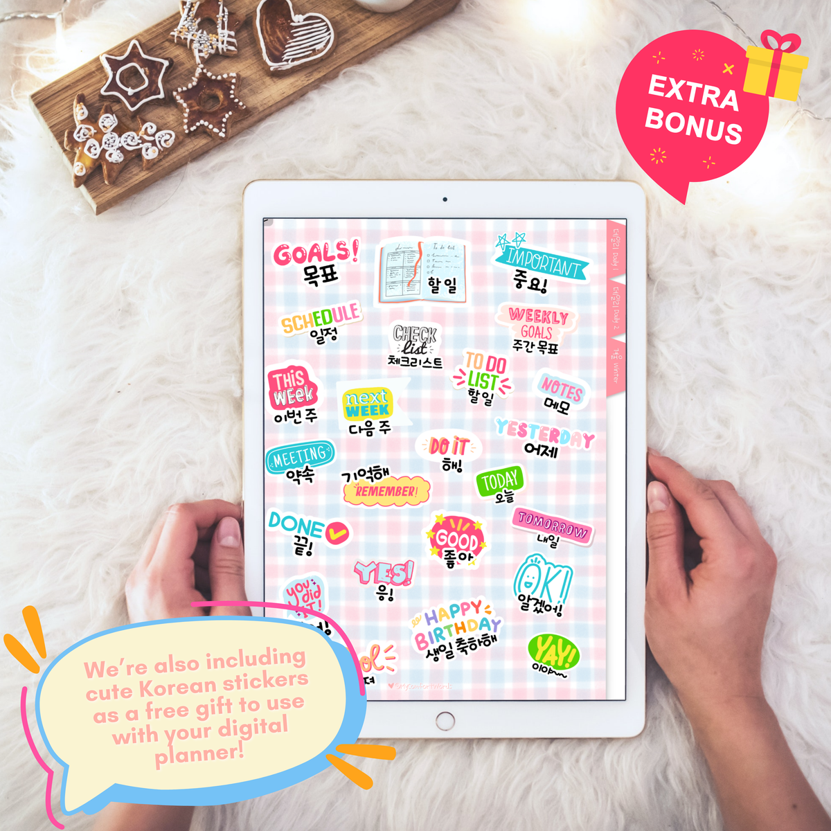 2027 Planner with Learning Korean | Bilingual | Korean-English