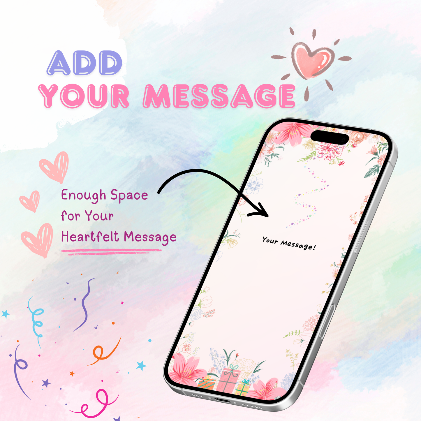 Animated Birthday eCard with Celebration Voice Message in Korean & English