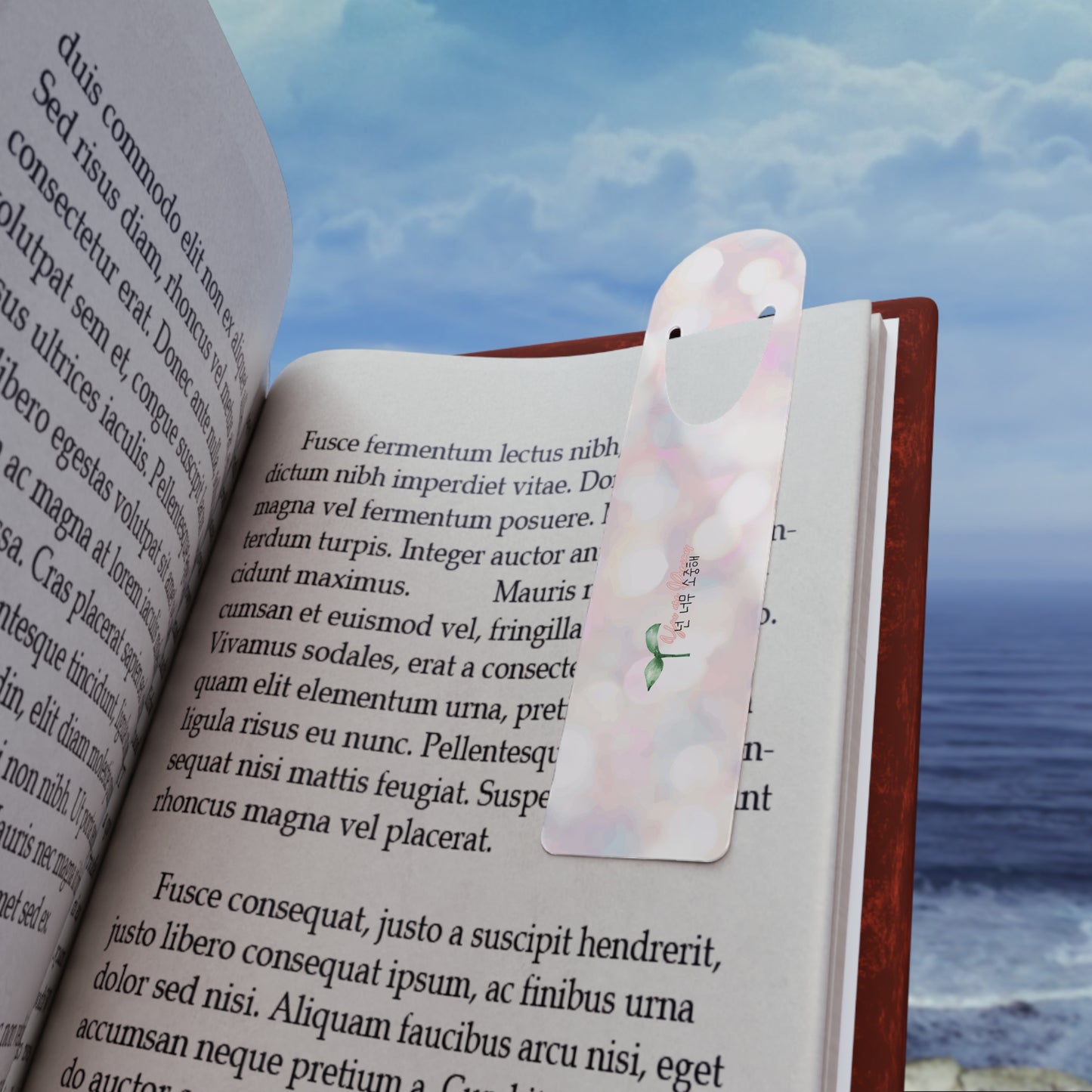 You Are Precious 넌 너무 소중해 Pastel Bokeh Bookmark –  Metal Corner Bookmark