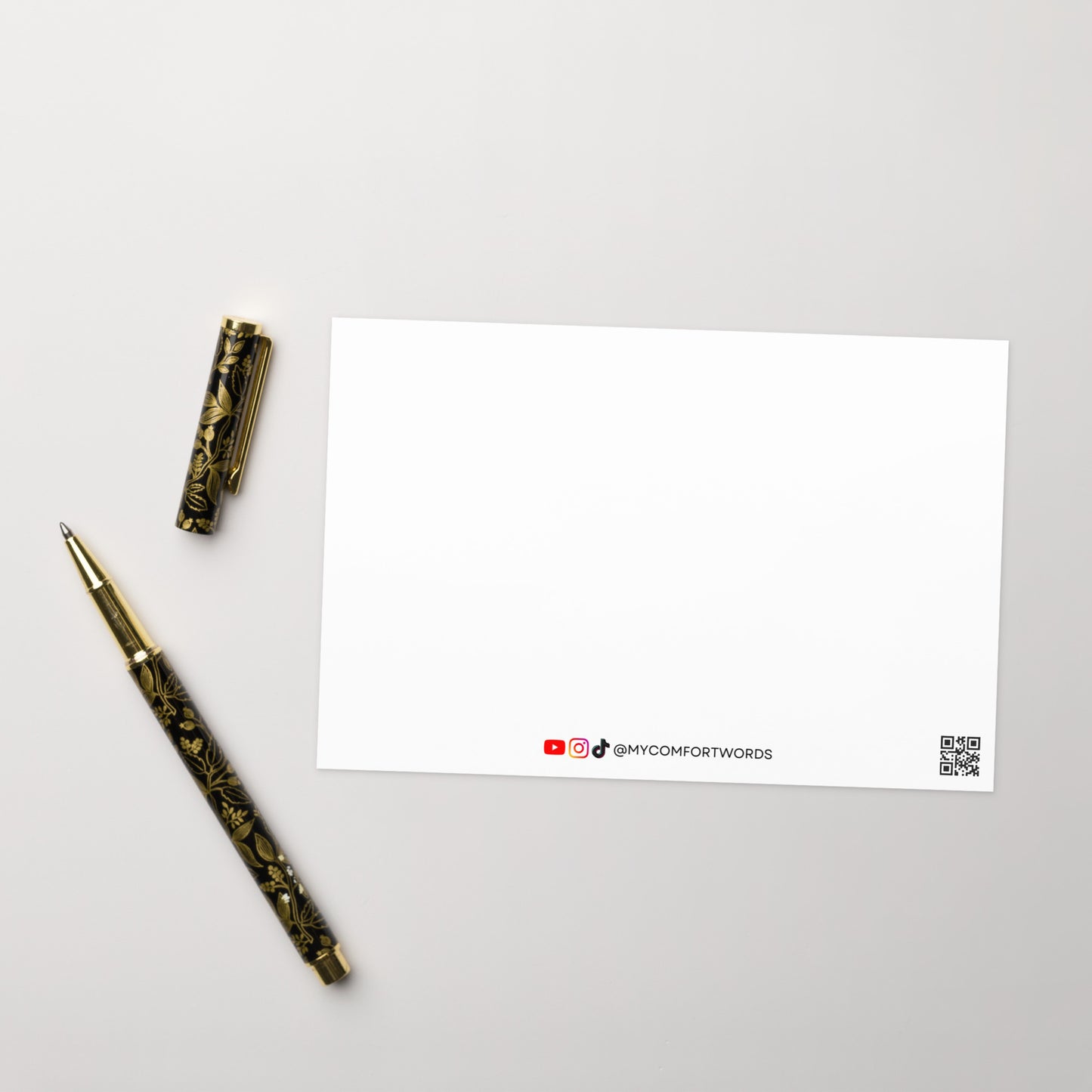 Carte de "Joyeux Noël, Bonne Année" avec l'apprentissage du coréen