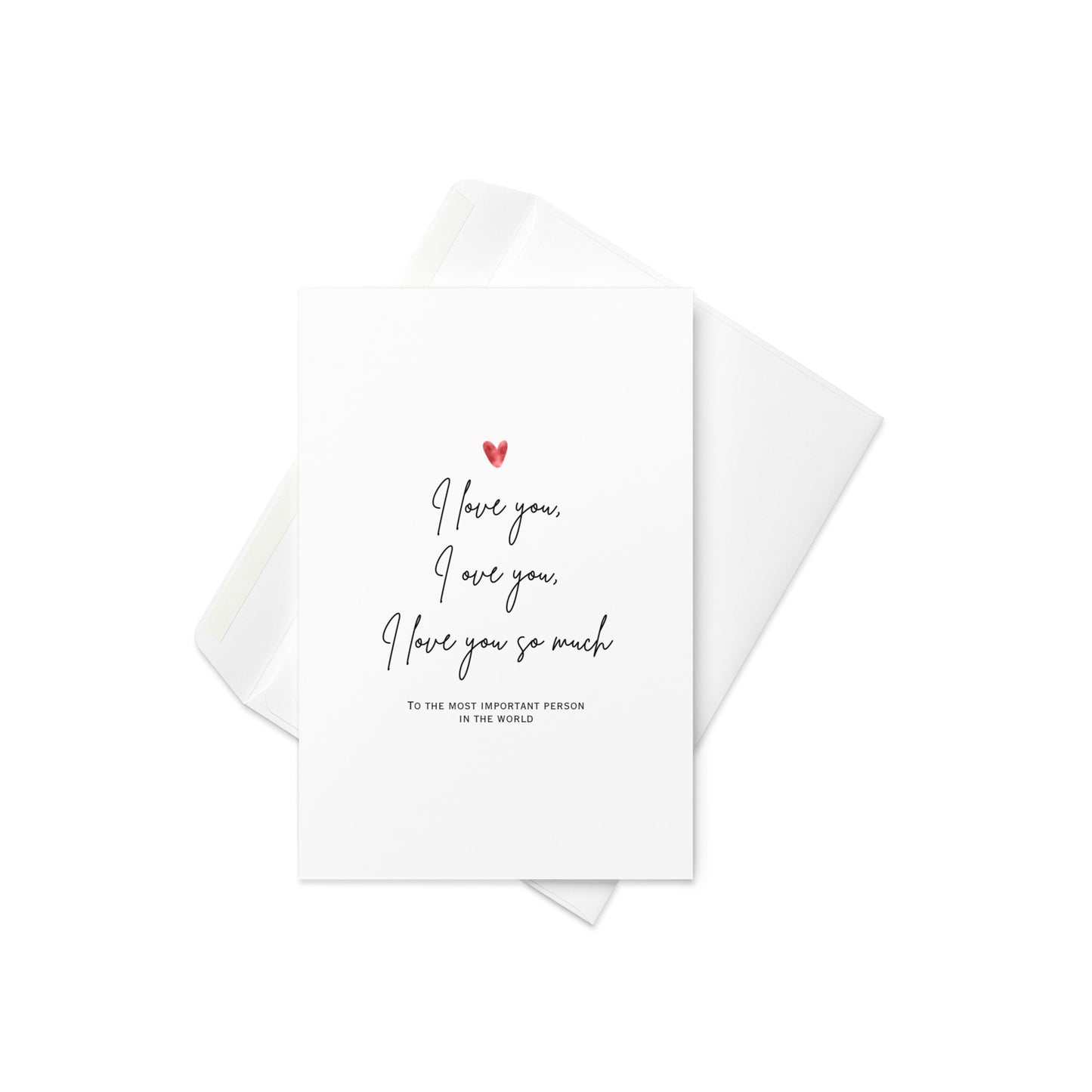 Saranghae Greeting Card with Learning Korean