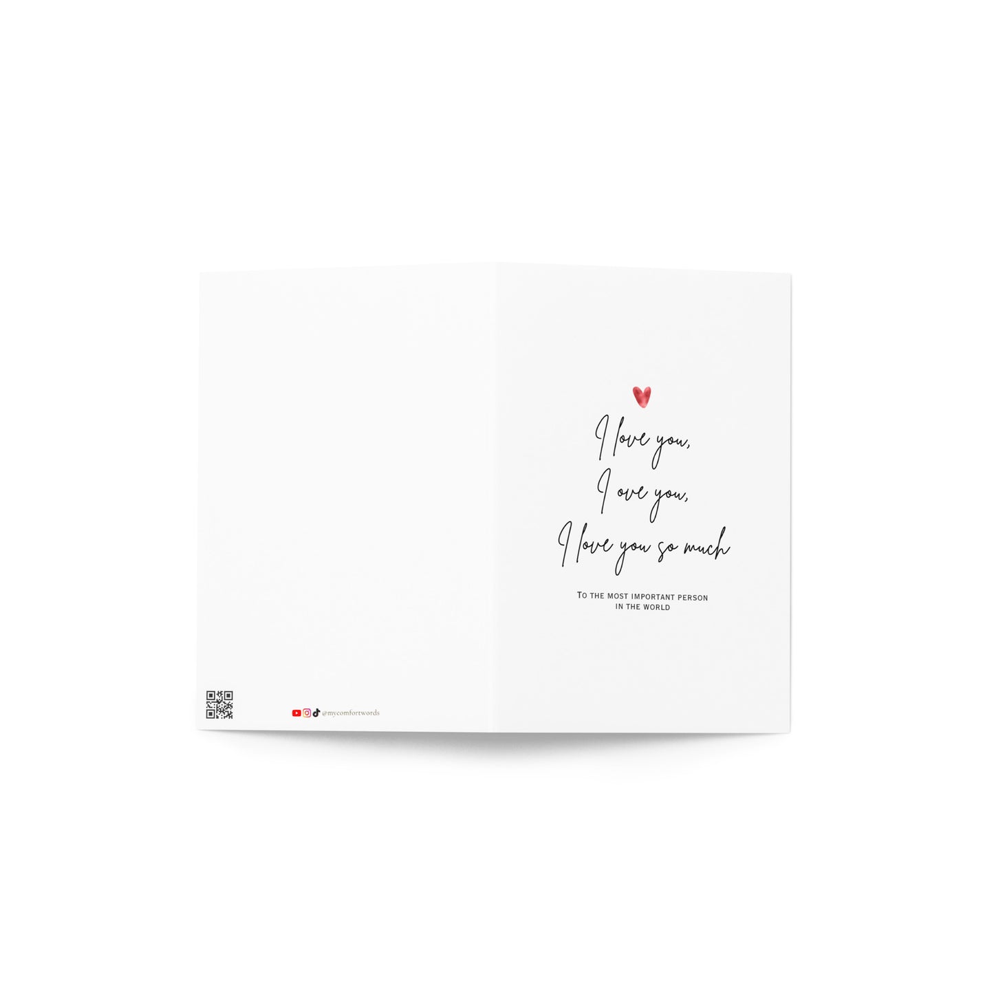 Saranghae Greeting Card with Learning Korean