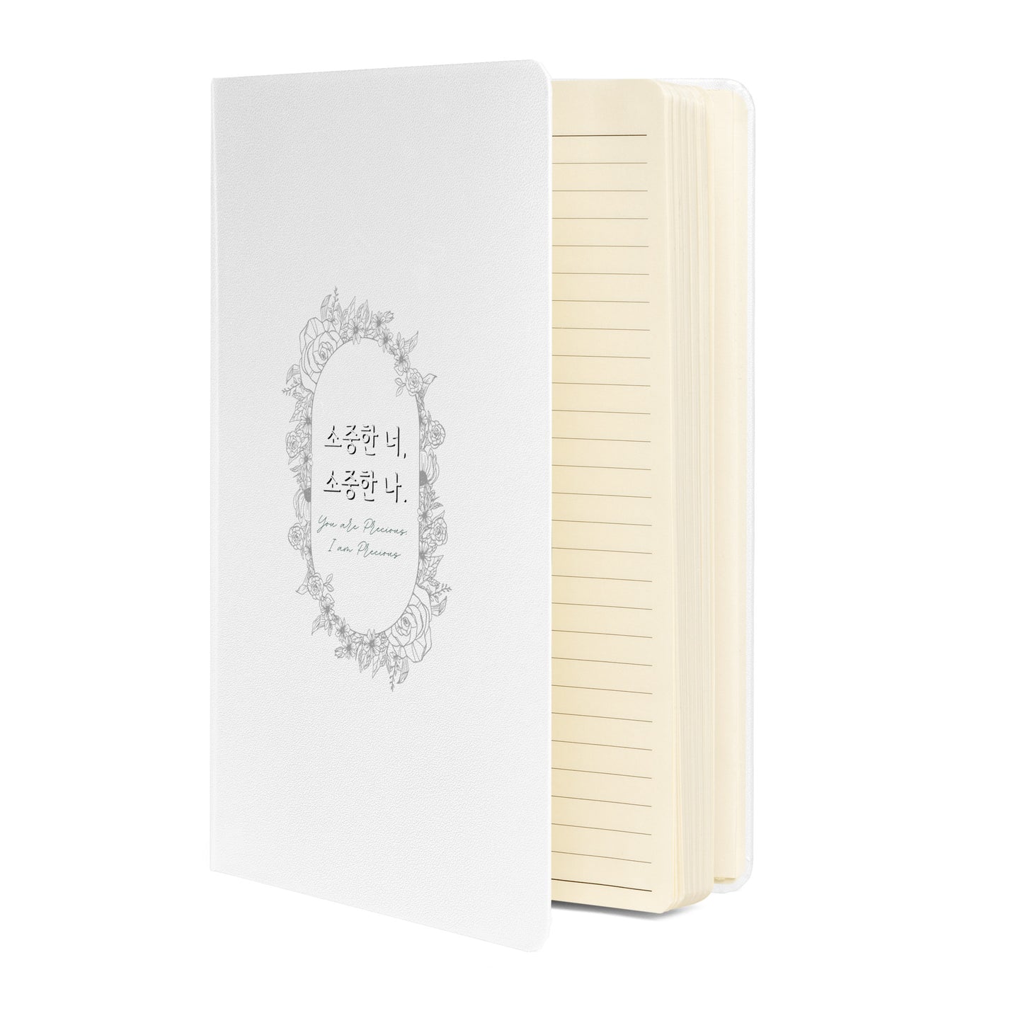 Precious "Sojunghan" Hardcover bound notebook with Learning Korean :)