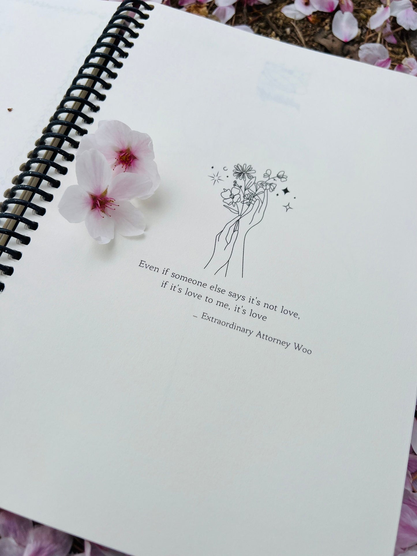 Some Korean Notebook with K-drama lines