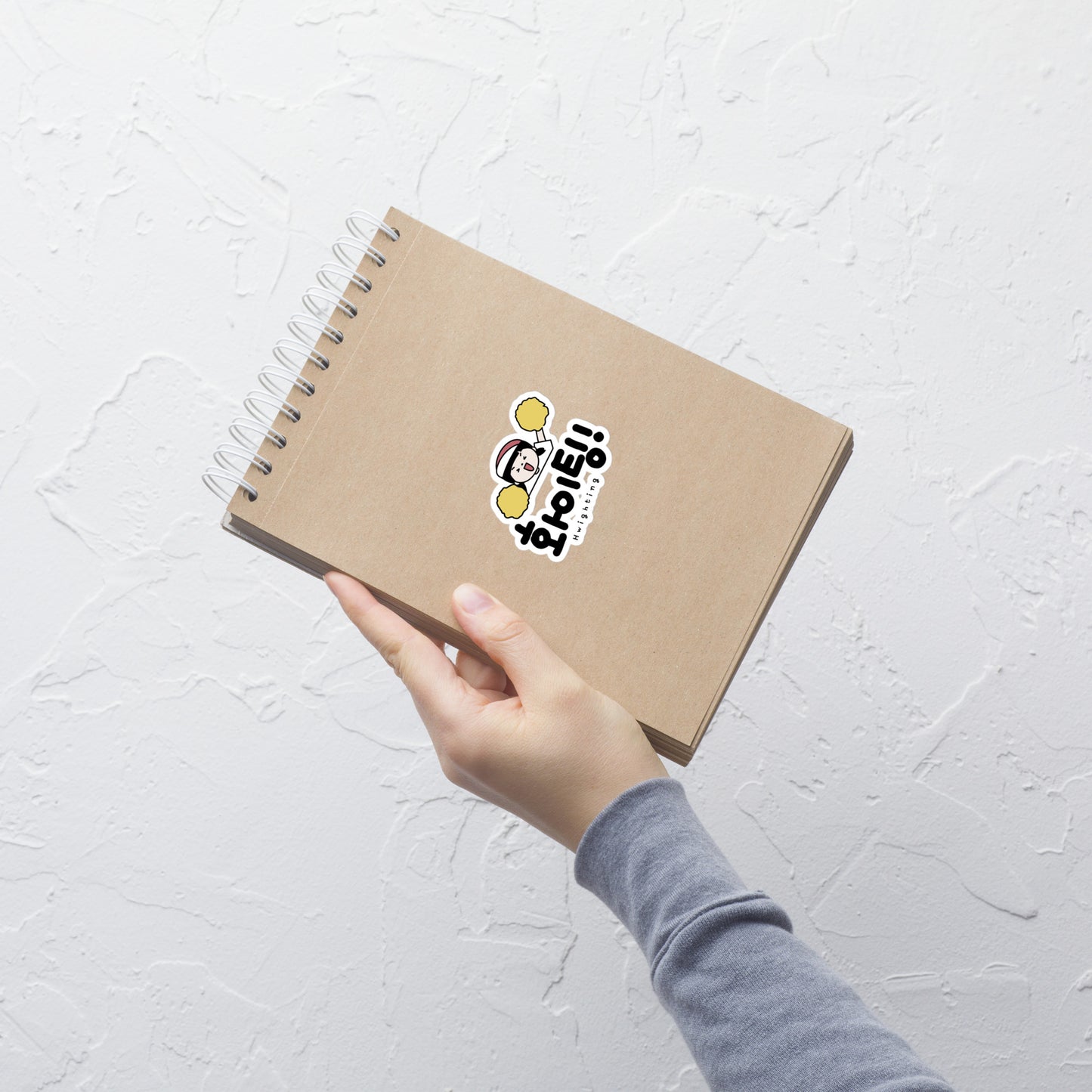 Hwighting Bubble-free Cute stickers with Learning Korean