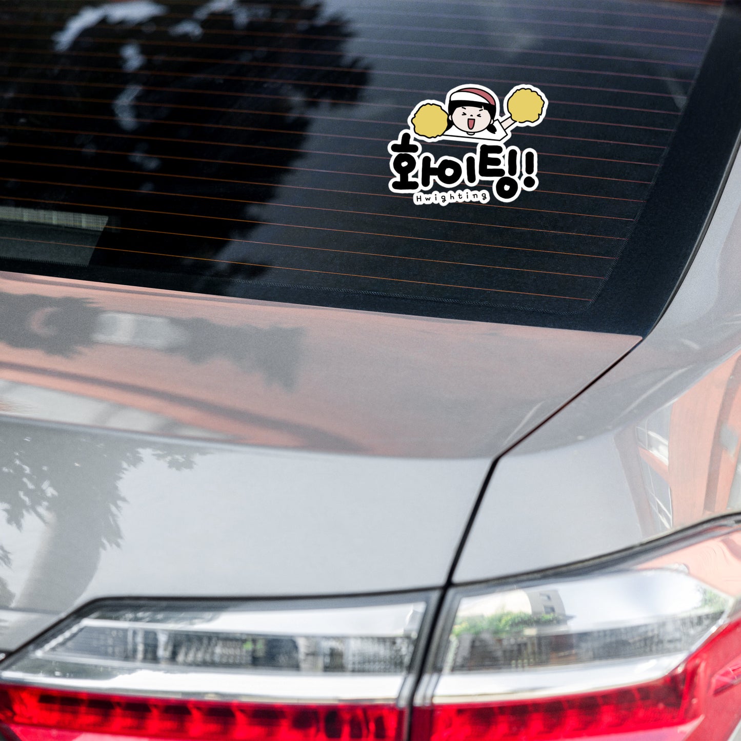 Hwighting Bubble-free Cute stickers with Learning Korean