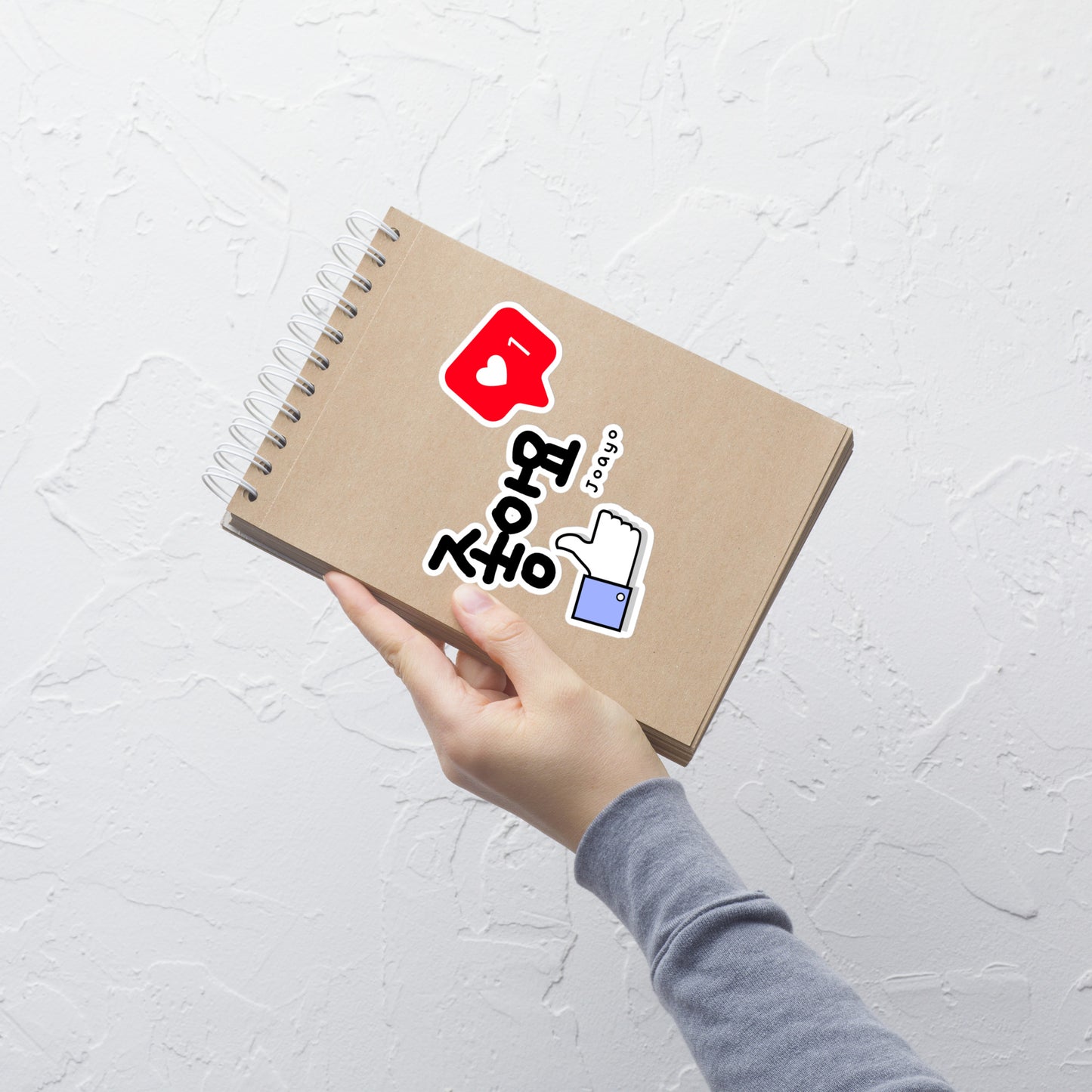 Joayo Likes Bubble-free sticker with Learning Korean :)