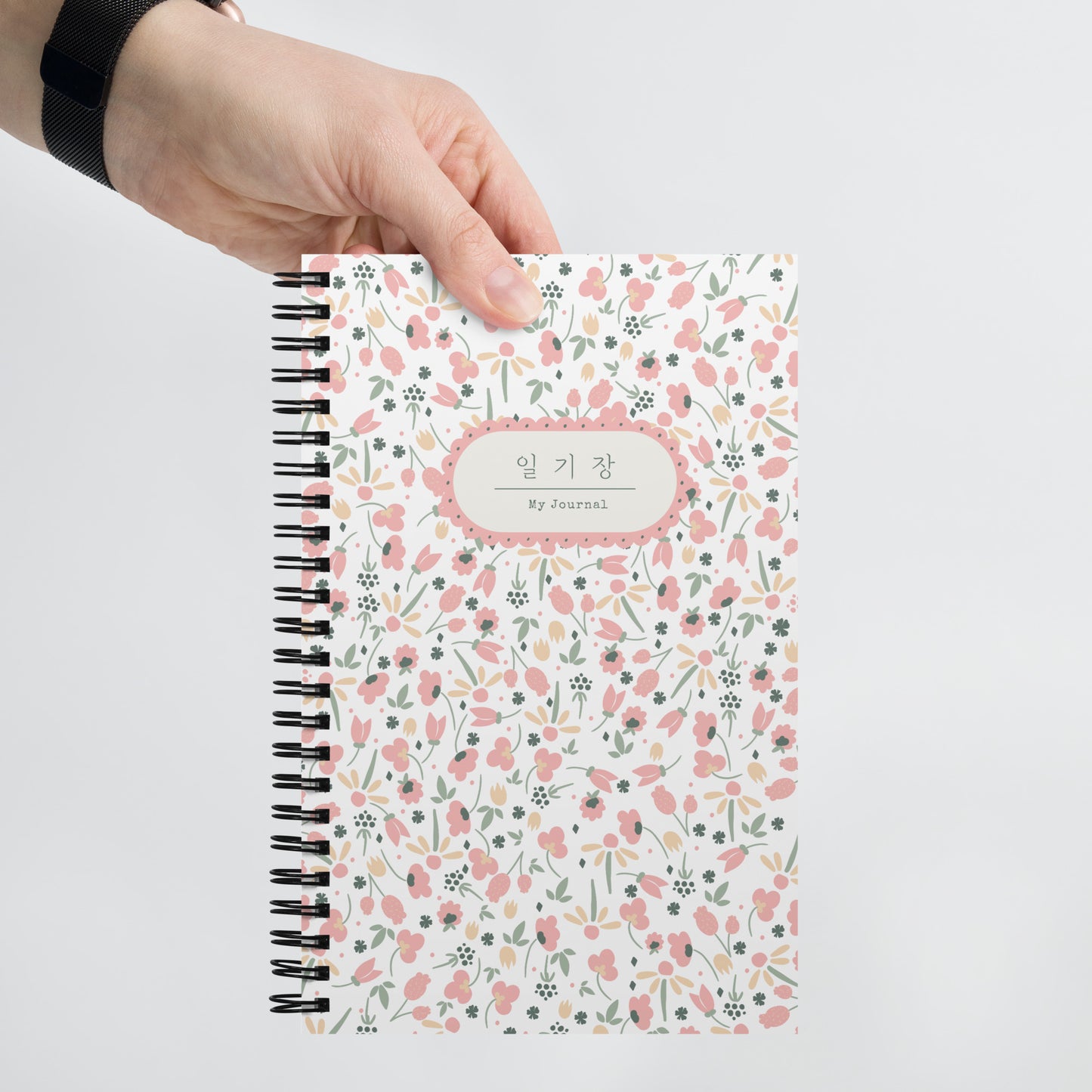 Ilgijang Journal Spiral Notebook with Learning Korean :)