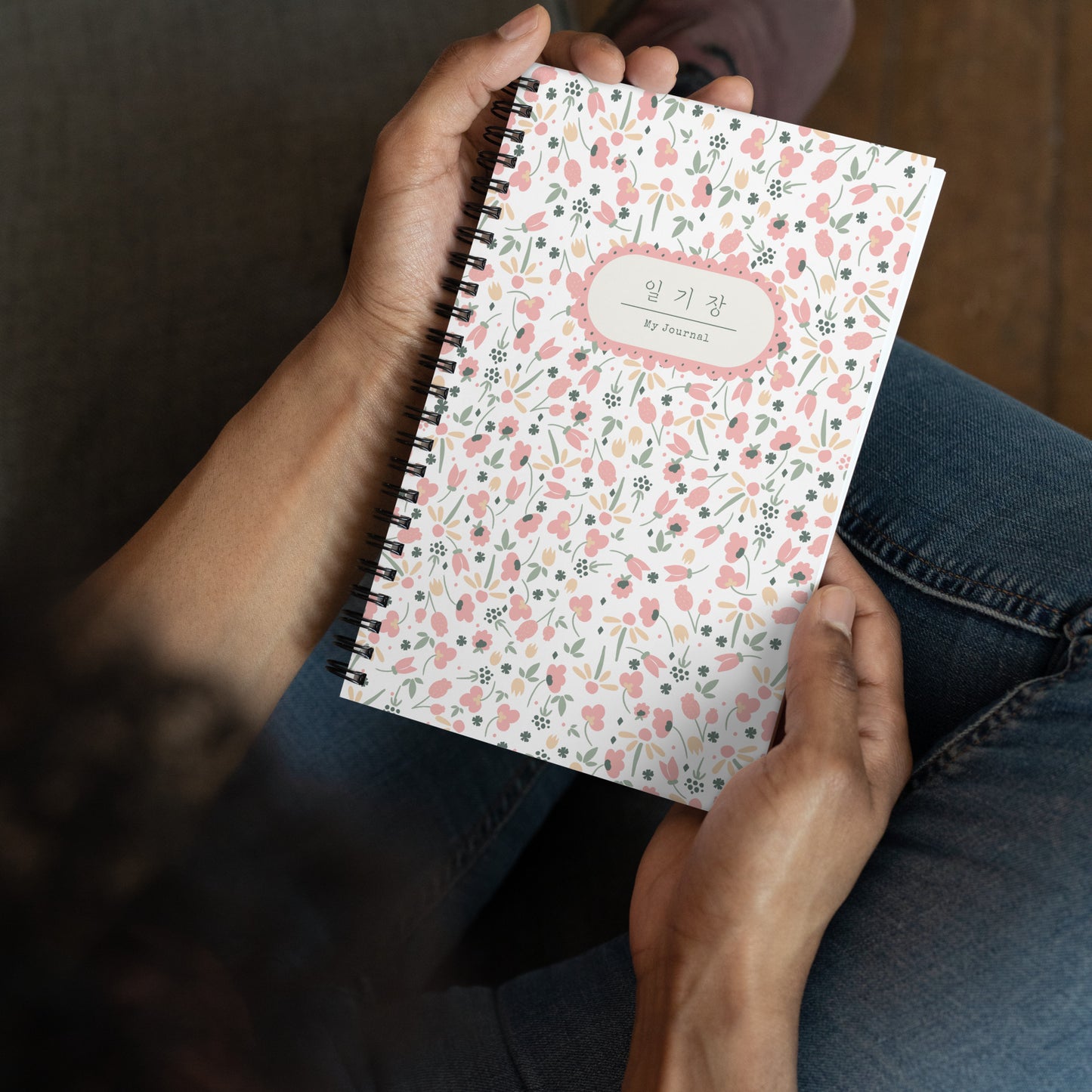 Ilgijang Journal Spiral Notebook with Learning Korean :)