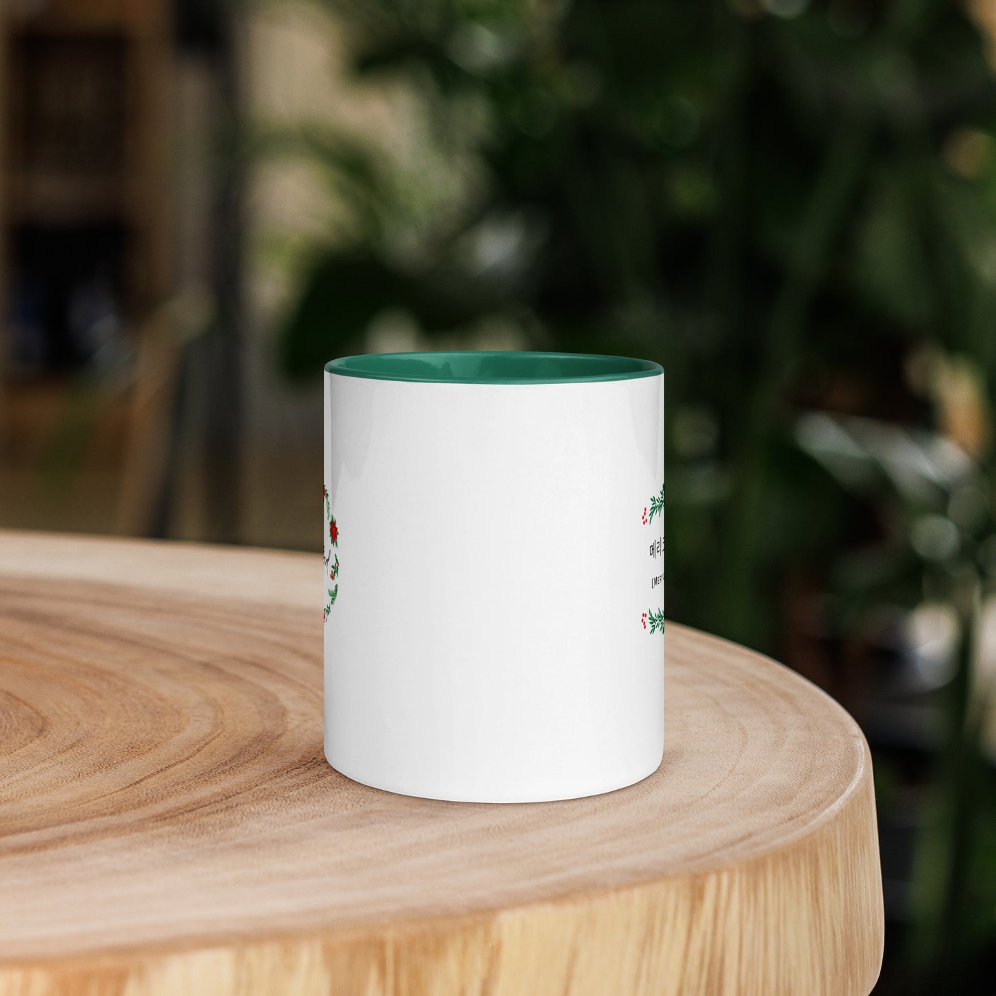Feliz Navidad Mug with Learning Korean