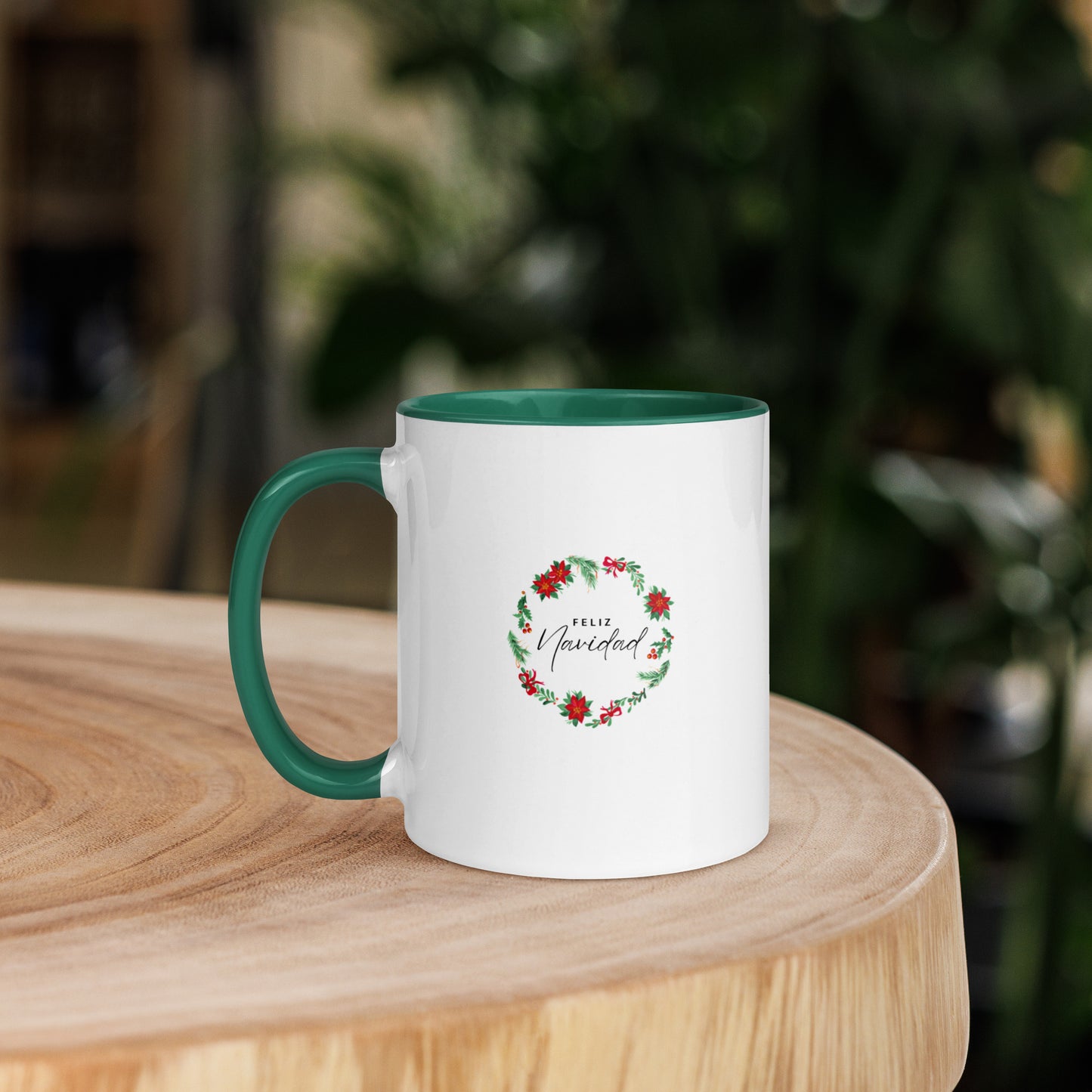 Feliz Navidad Mug with Learning Korean