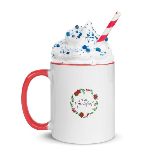 Feliz Navidad Mug with Learning Korean
