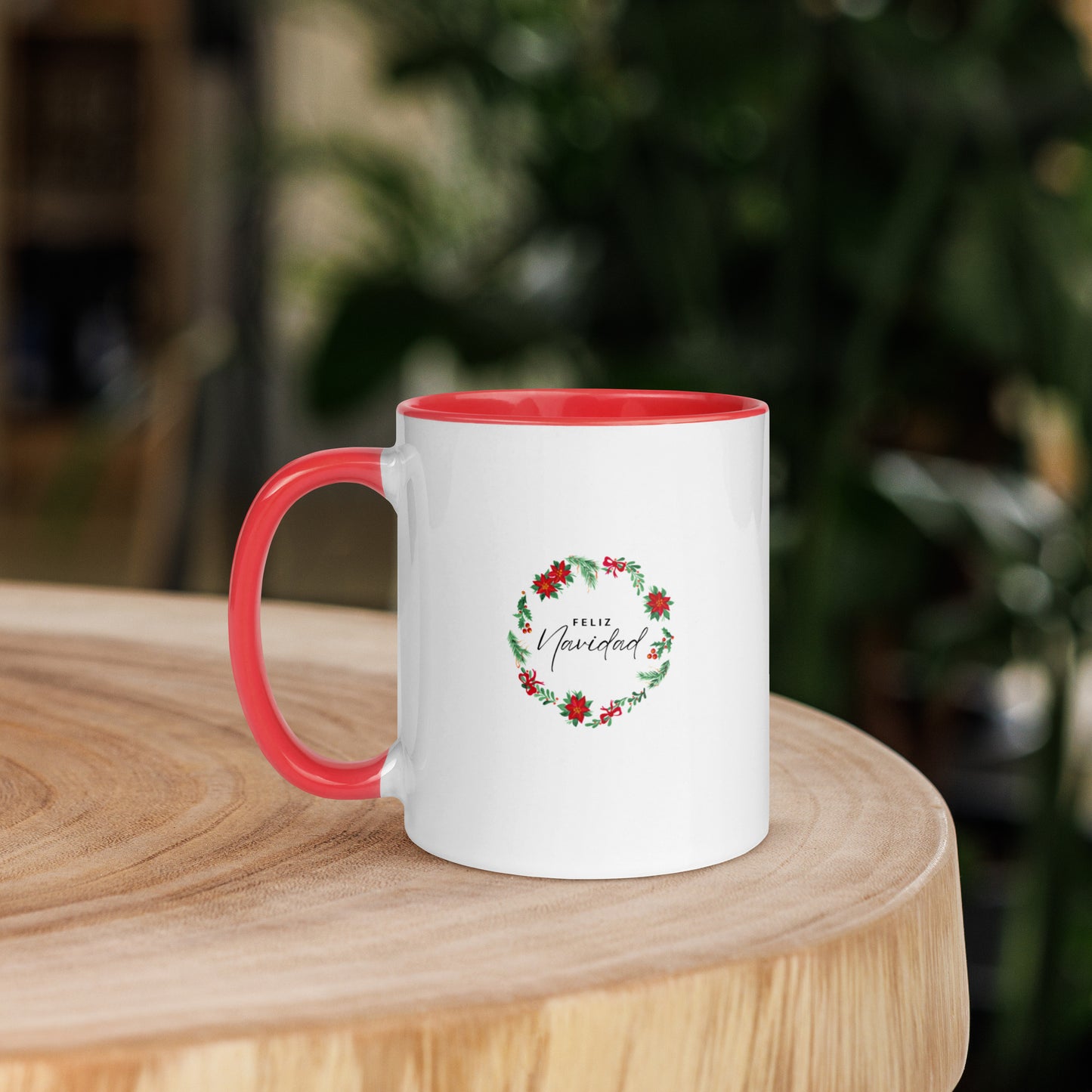 Feliz Navidad Mug with Learning Korean