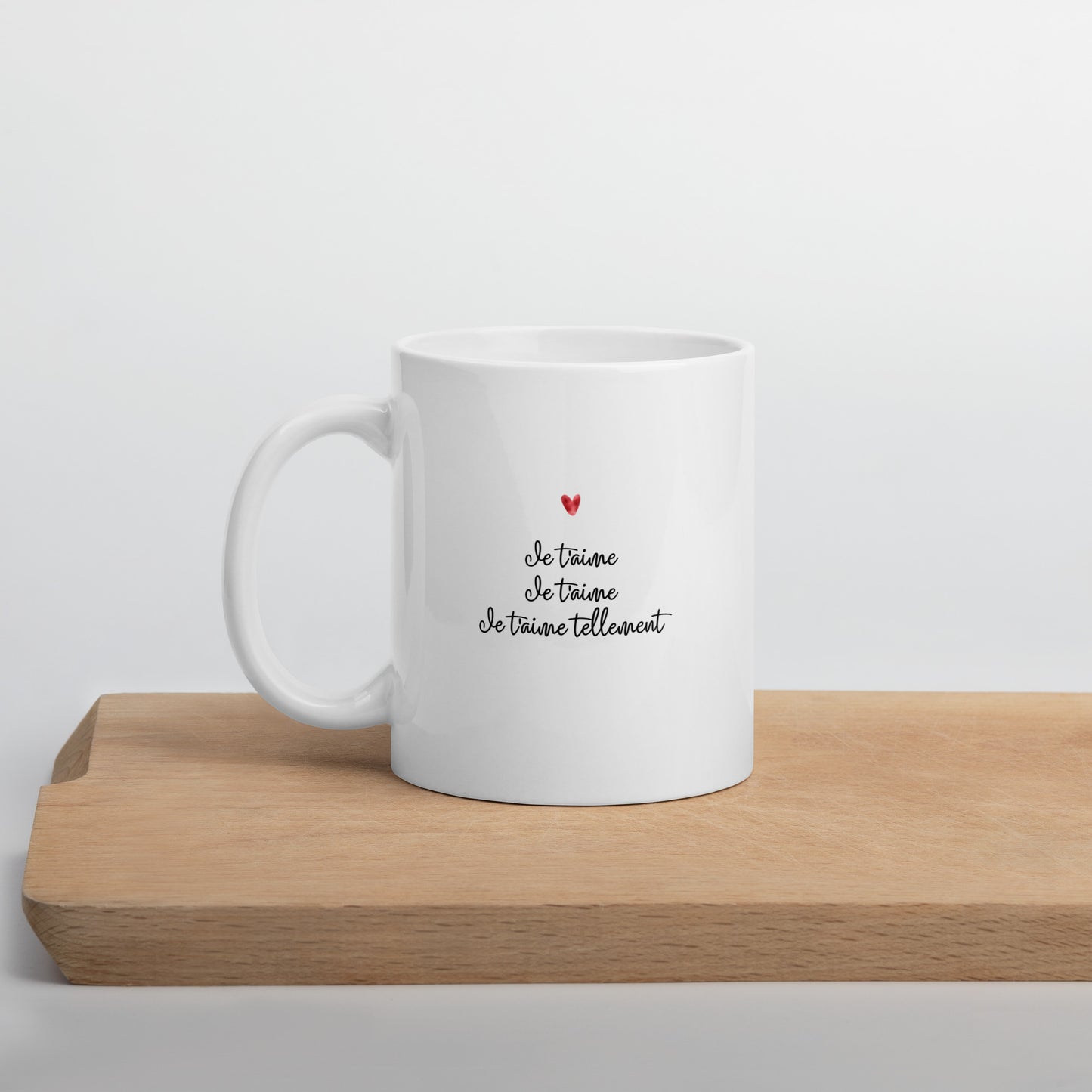 Neomu Saranghae I Love You Je t'aime Mug with Learning Korean