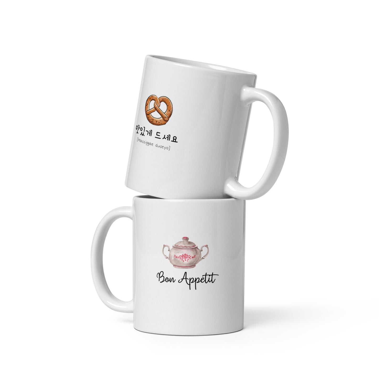 Bon Appétit Mug with Learning Korean :)