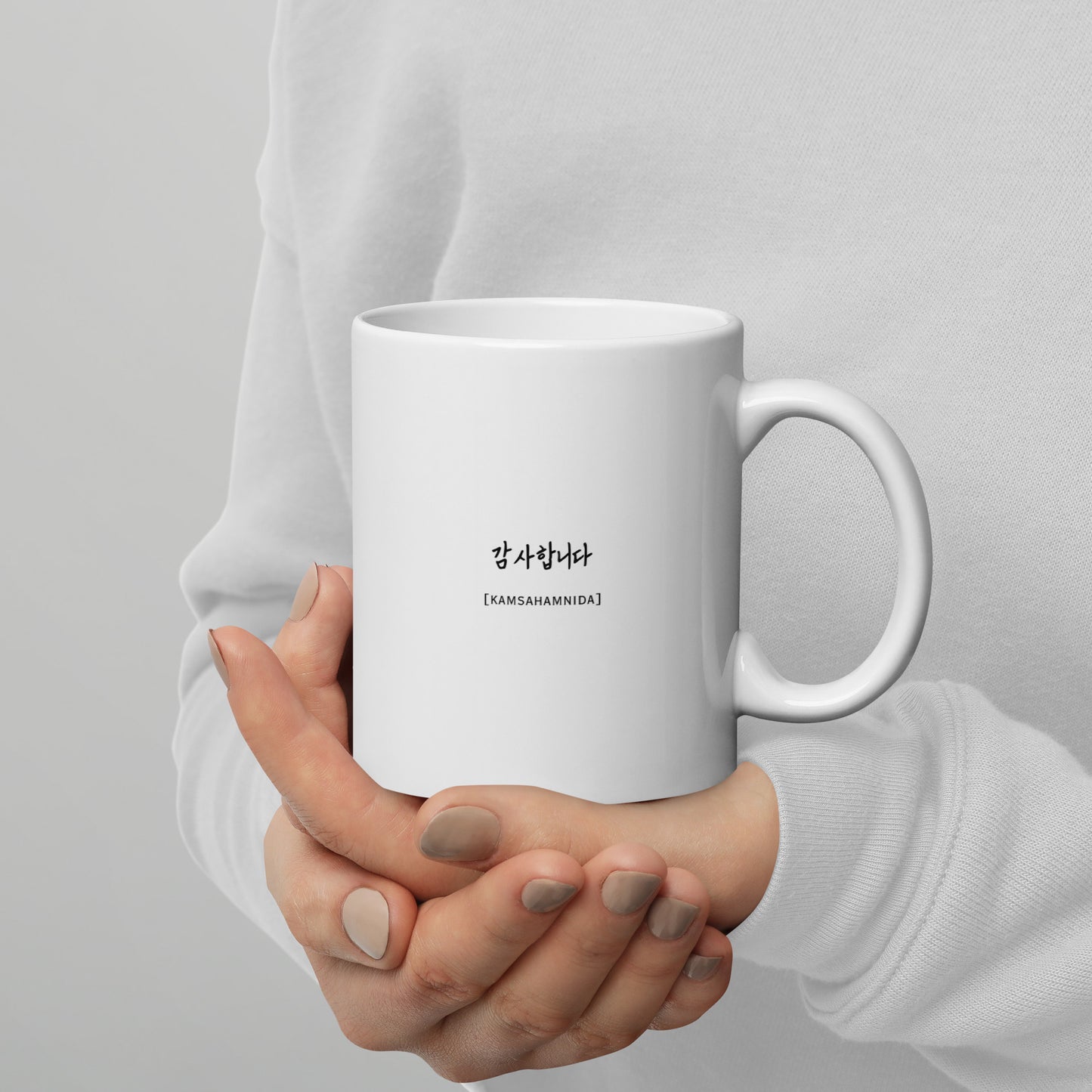 Kamsahamnida Thank You Mug with Learning Korean