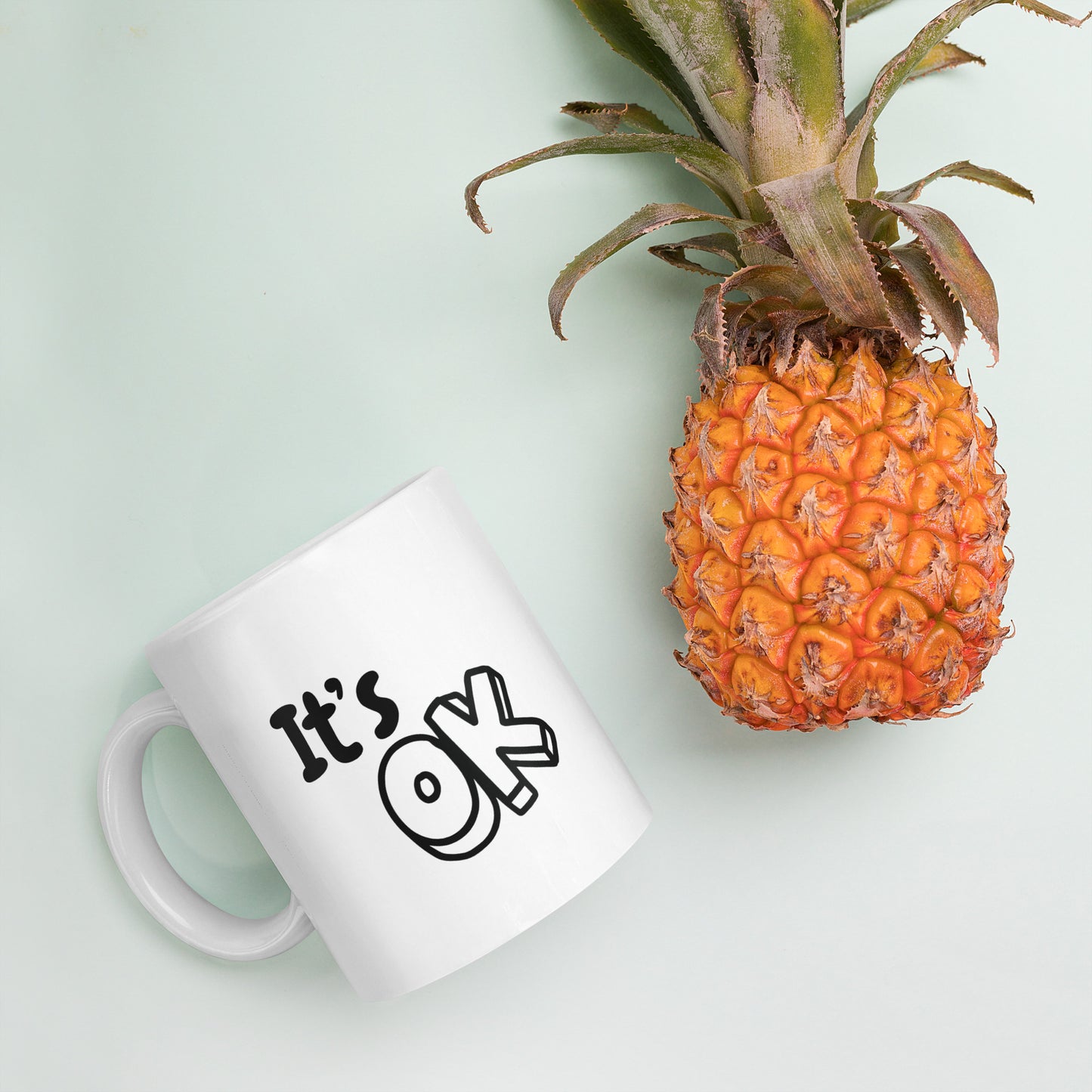 Gwenchana, It's OK Mug with Learning Korean :)