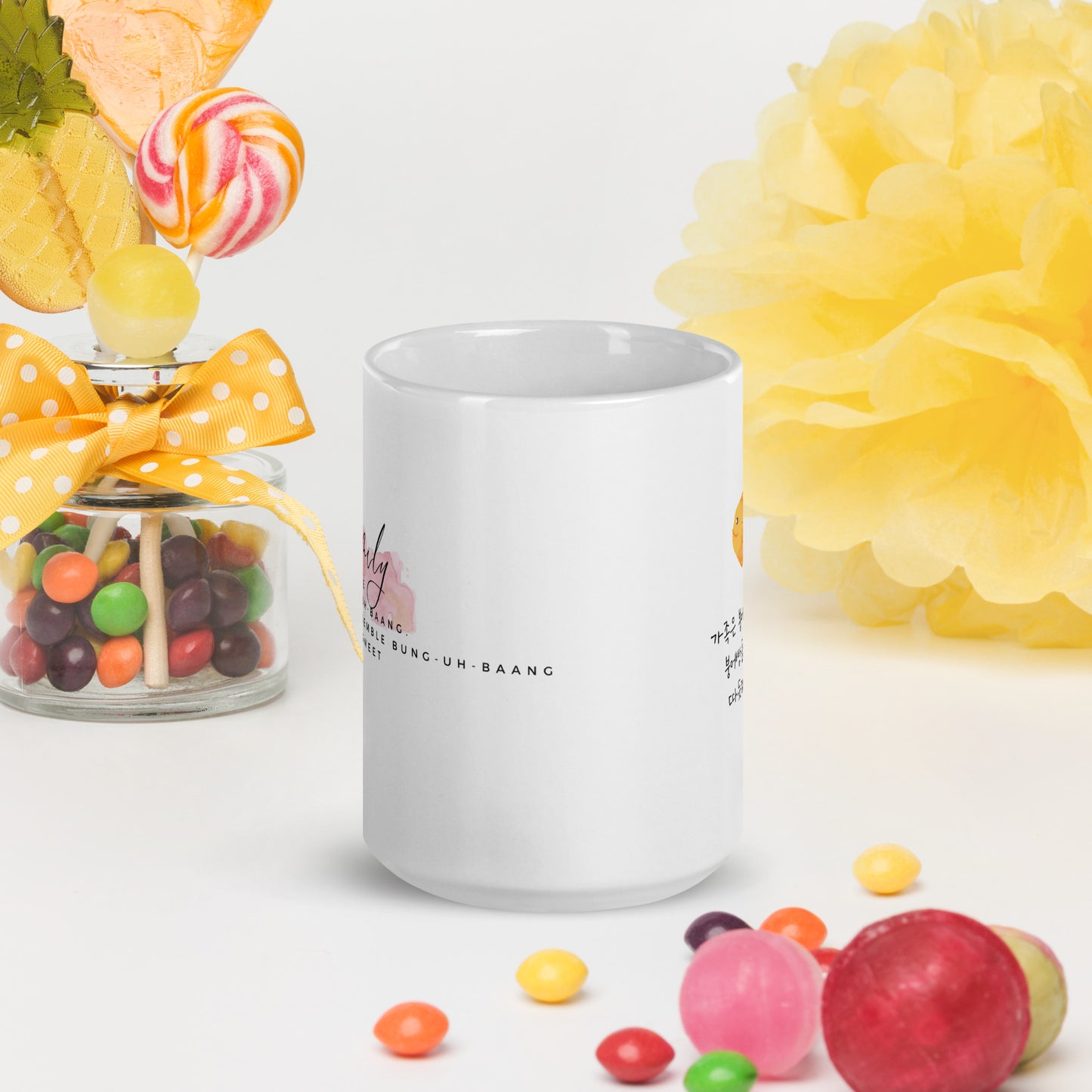 K-drama Lines Mug with Learning Korean